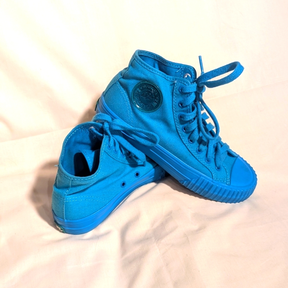 PF FLYER Cerulean Blue High-Tops US Women's 6.5 / EUR 37.5